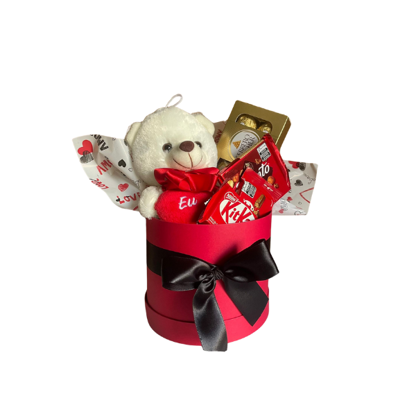 Caixa Love - Ursinho e Chocolates