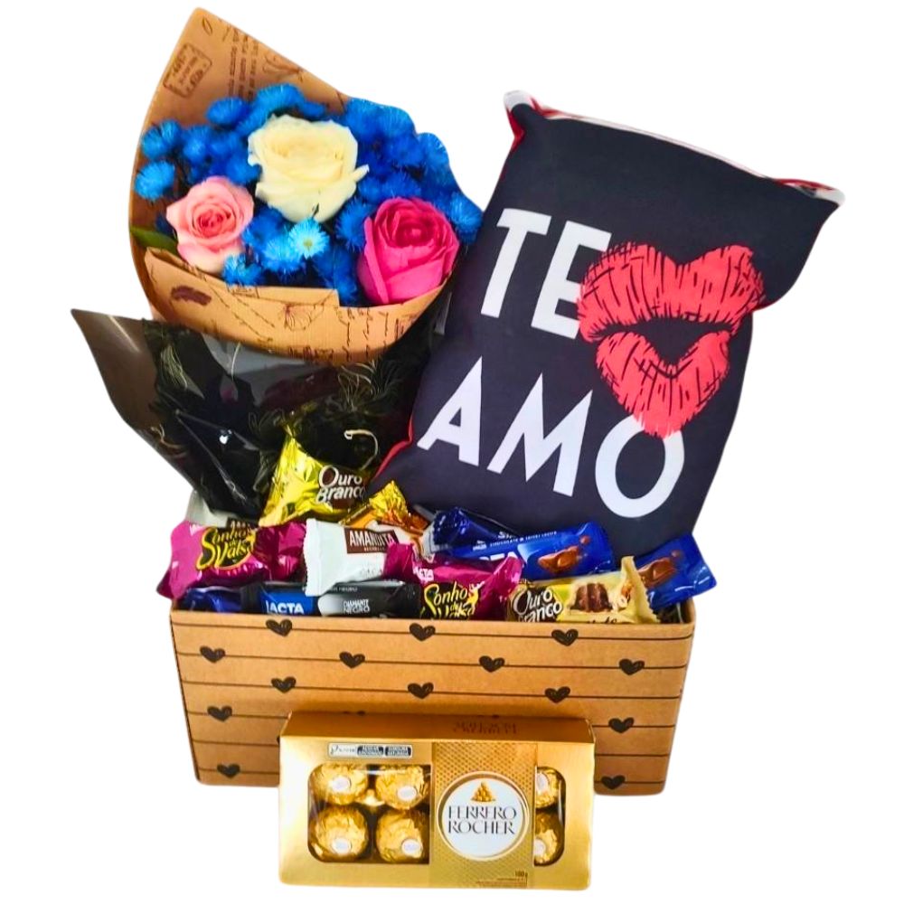 Cesta de Chocolate -Glamour 