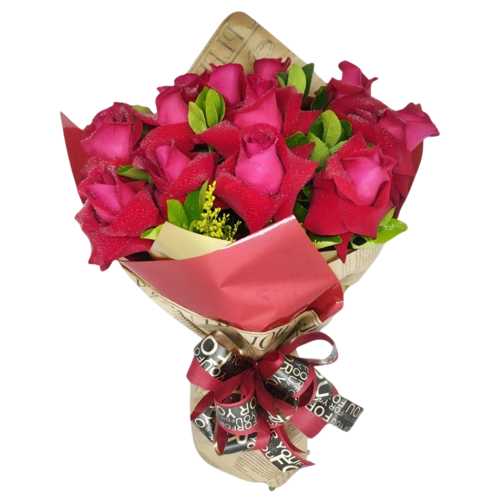 Buqu 12 Rosas e Beleza
