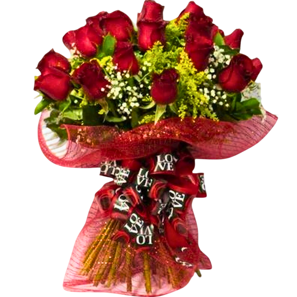 Buqu 20 Rosas - Amor incontrolvel