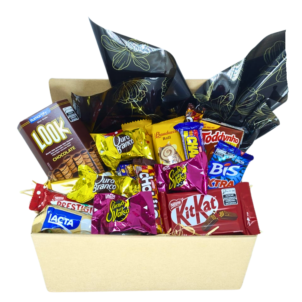 Cesta de Chocolate - Simples Encanto 